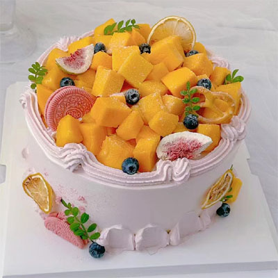 mango cake to city